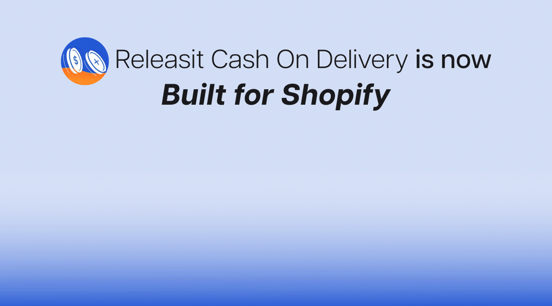 Releasit COD Fee & Partial Pay Built for Shopify badge