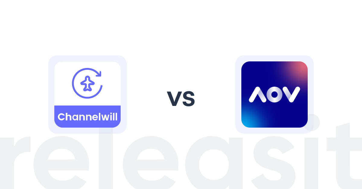 Shopify Upsell and Cross-Sell Apps: Channelwill Upsell Cross Sell vs AOV: Free Gift & Buy X Get Y
