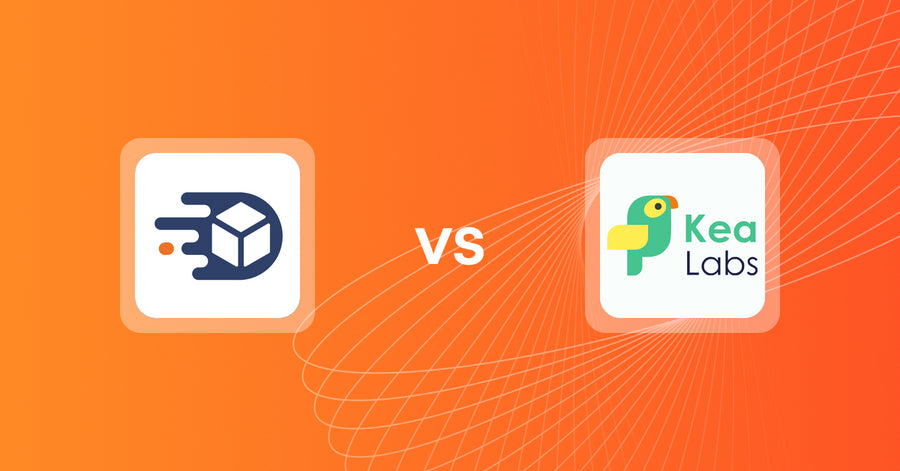 Shopify Upsell and Cross-sell Apps: TrackMage: Tracking & Upsells vs. Kea Labs: Recommendations