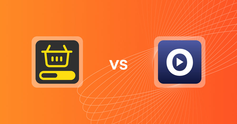 Shopify Upsell and Cross-Sell Apps: MVR Free Shipping Bar & Upsell vs. Vydio: Video Based Upsells