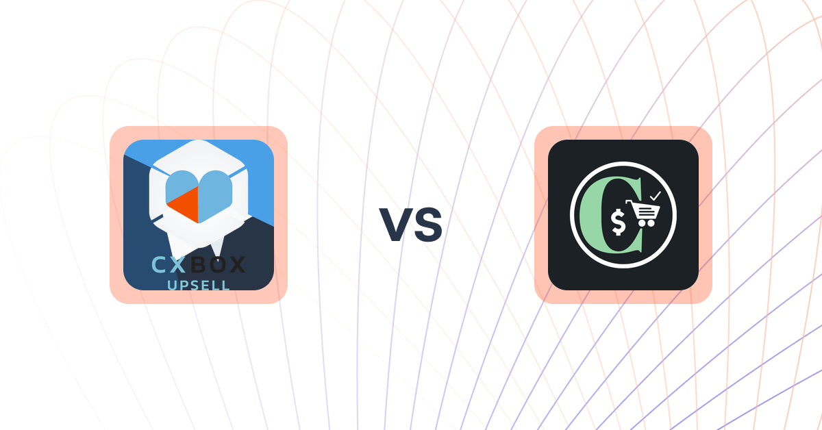 Shopify Upsell and Cross-sell Apps: CXBOX vs Checkmate Upsell Zone