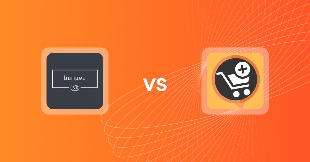 Shopify Upsell and Cross-sell Apps: bumper vs Upsell & Cross-sell ‑ Appsell