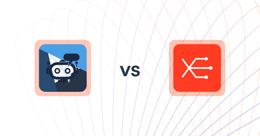 Shopify Upsell and Cross-sell Apps: RevoChat: AI Sales Chatbot vs. Cross Sell & Upsell by SSC