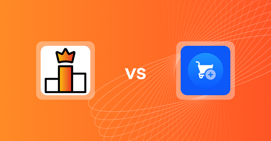 Shopify Upsell and Cross-Sell Apps: Rank King: Best Seller Ranking vs Wizy Product Recommendation