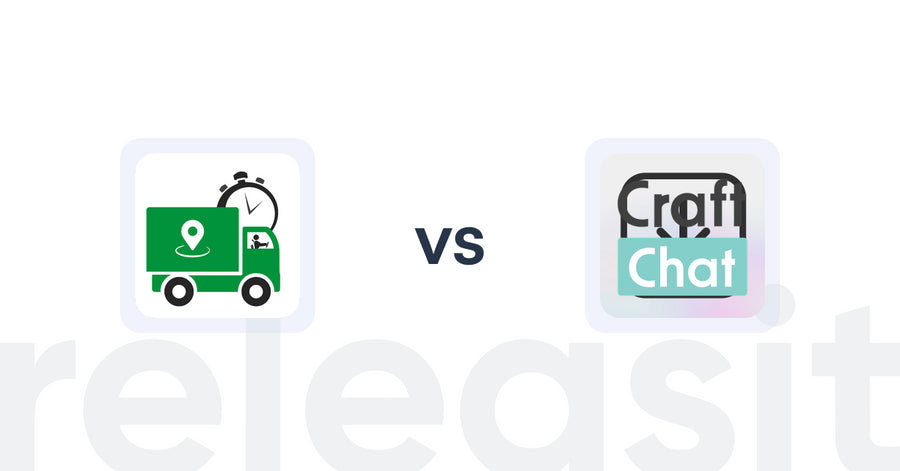 Shopify Upsell and Cross-sell Apps: Elightwalk Shipping Bar Upsell vs CraftChat:Convert Chat to Sale