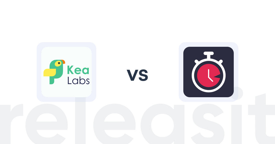 Shopify Upsell and Cross-sell Apps: Kea Labs: Recommendations vs Invints Shipping, Bars, Upsell