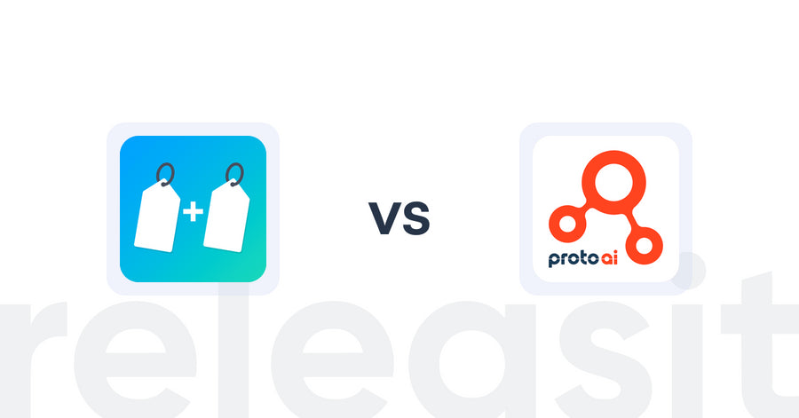 Shopify Upsell and Cross-Sell Apps: Product Bundles by BSF vs Proto AI Commerce