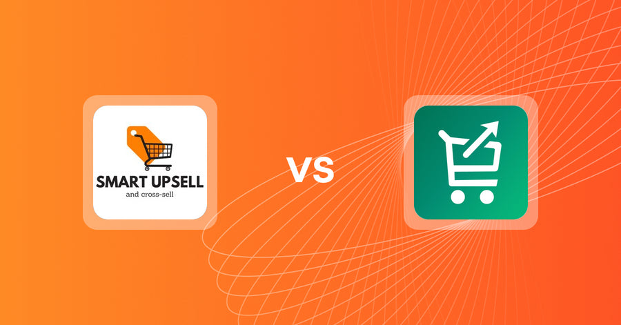 Shopify Upsell and Cross-Sell Apps: Smart Upsell vs Simply Cartbooster