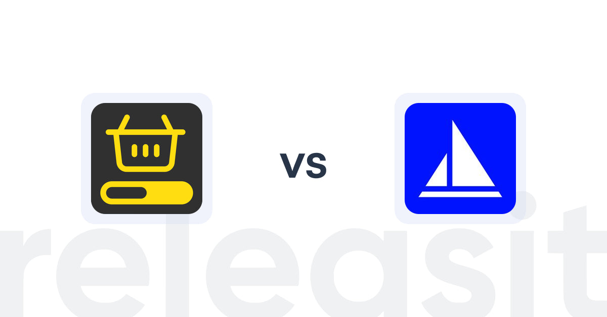 Shopify Upsell and Cross-sell Apps: MVR Free Shipping Bar & Upsell vs Upsail – Cross & Upselling