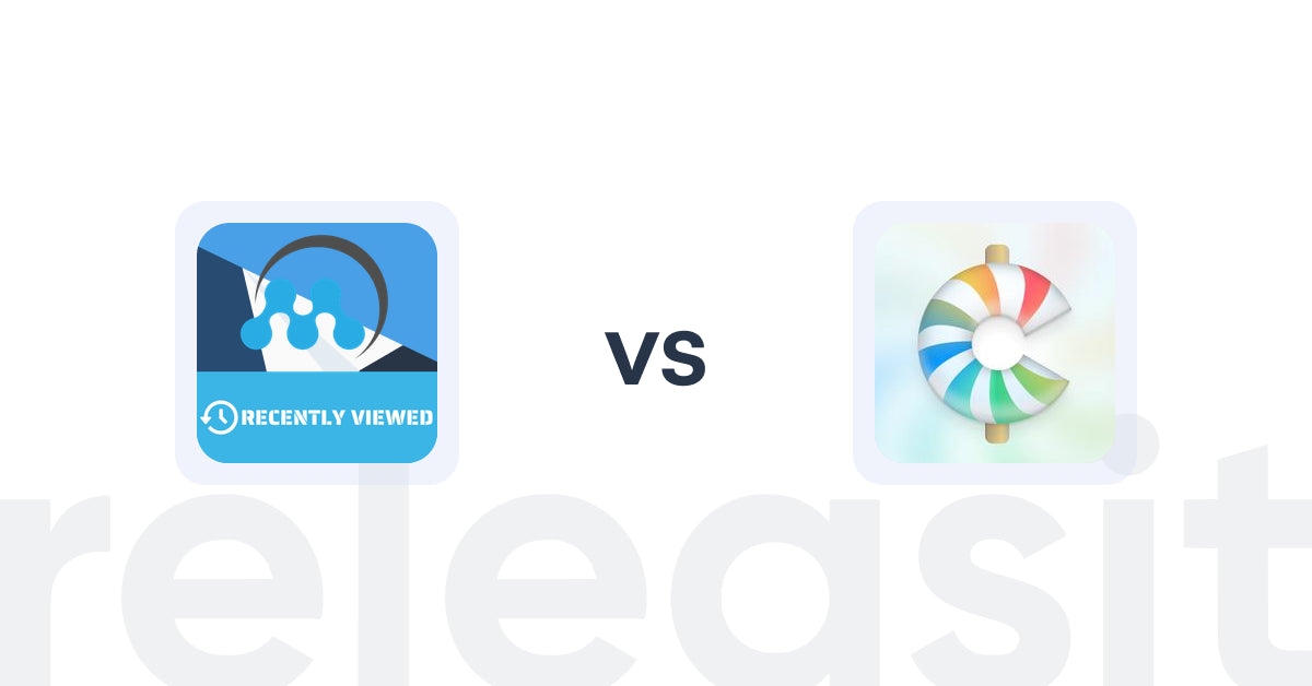 Shopify Upsell and Cross-sell Apps: MeroxIO Recent Viewed Products vs CartCandy ‑ Upsell & Drawer