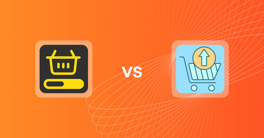 Shopify Upsell and Cross-sell Apps: MVR Free Shipping Bar & Upsell vs. Upsell Maxx
