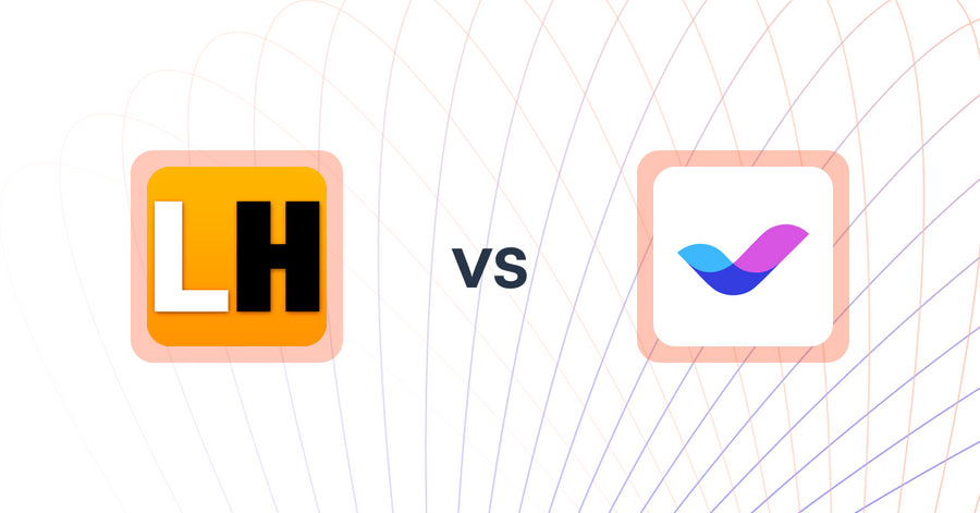 Shopify Upsell and Cross-sell Apps: LeadHit Behavioral Marketing vs Veda Landing Page Builder