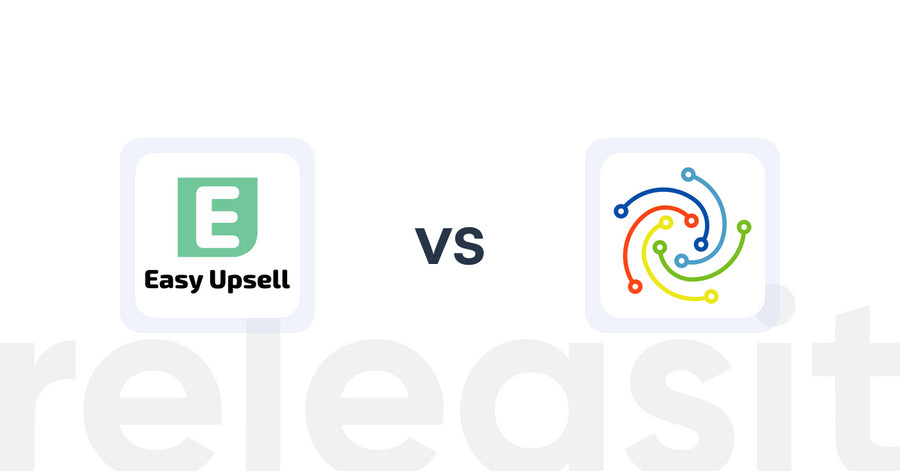 Shopify Upsell and Cross-sell Apps: Easy Upsell vs. Visidea AI Search & Discovery
