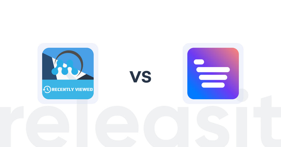 Shopify Upsell and Cross-sell Apps: MeroxIO Recently Viewed Products vs Uprate.AI: Sales Chatbot