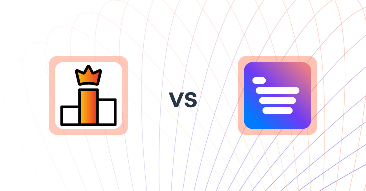 Shopify Upsell and Cross-sell Apps: Rank King: Best Seller Ranking vs Uprate.AI: Sales Chatbot