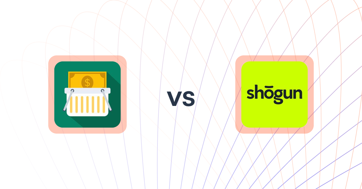 Shopify Upsell and Cross-sell Apps: Cartix Cart Discount + Upsell vs Shogun ‑ Landing Page Builder