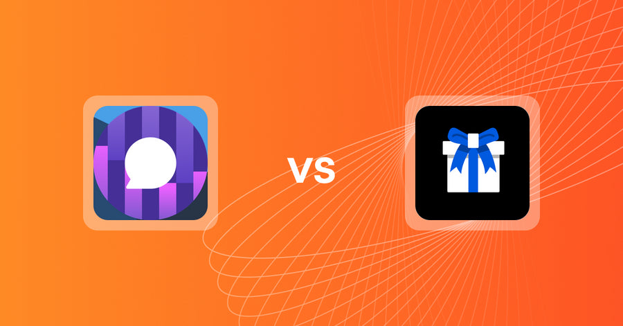 Shopify Upsell and Cross-Sell Apps: iAdvize: AI Shopping Assistant vs Giftman ‑ Gift Wrap & Message