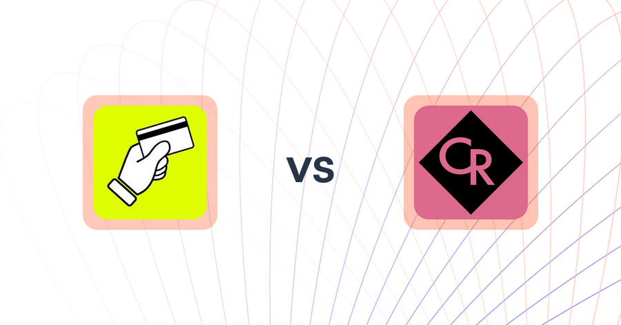 Shopify Upsell and Cross-Sell Apps: CartFee: Add Credit Card Fees vs CV Recommend