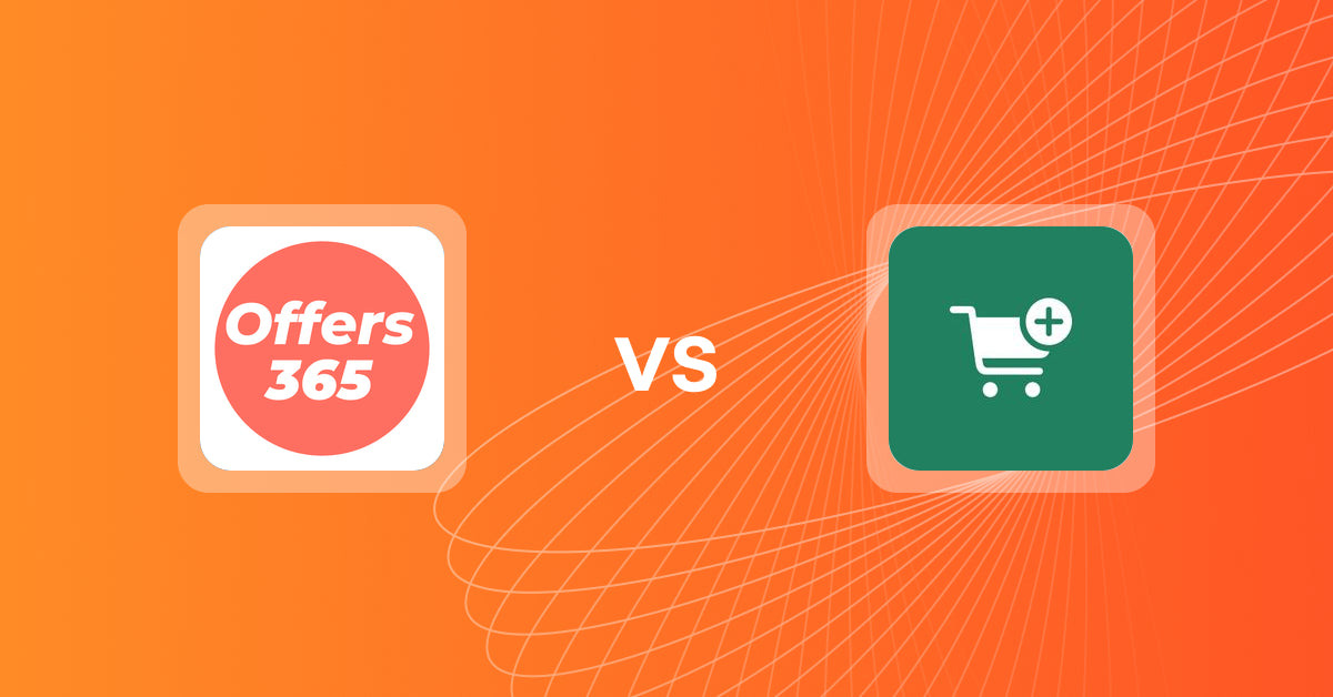 Shopify Upsell and Cross-sell Apps: Offers365 Post Purchase Upsell vs Checkout Upsell by Code Ninjas