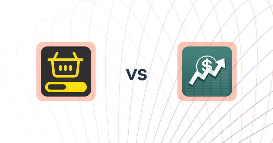 Shopify Upsell and Cross-sell Apps: MVR Free Shipping Bar & Upsell vs. Upsell Engine