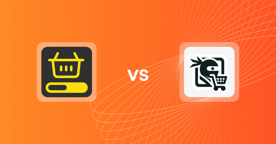 Shopify Upsell and Cross-sell Apps: MVR Free Shipping Bar & Upsell vs Checkout Ninja Blocks