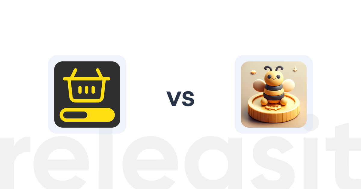 Shopify Upsell and Cross-sell Apps: MVR Free Shipping Bar & Upsell vs FeeBee ‑ Fees and Deposits