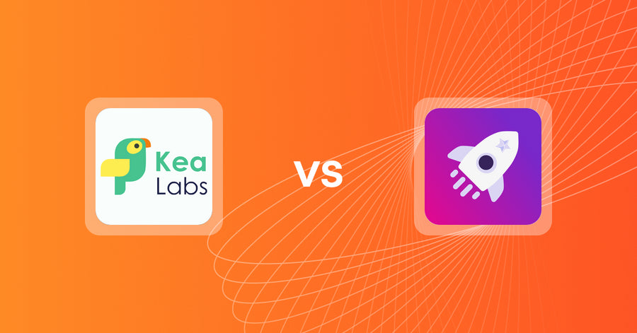 Shopify Upsell and Cross-sell Apps: Kea Labs: Recommendations vs AOV Booster ‑ Bundles & Upsell