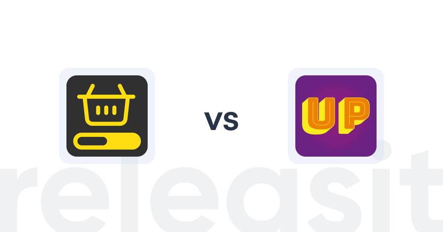 Shopify Upsell and Cross-sell Apps: MVR Free Shipping Bar & Upsell vs. UPsell Checkout Extension