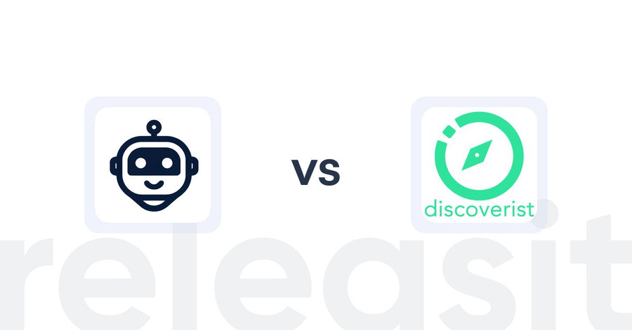 Shopify Upsell and Cross-sell Apps: improv: ReccoMate vs Discoverist AI Recommendations