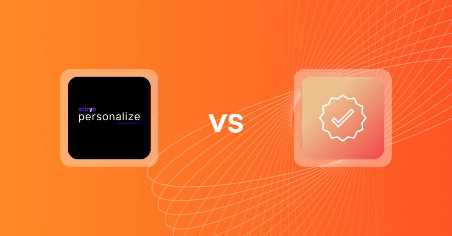 Shopify Upsell and Cross-sell Apps: Attryb Personalize vs Mega Verified Product Badges