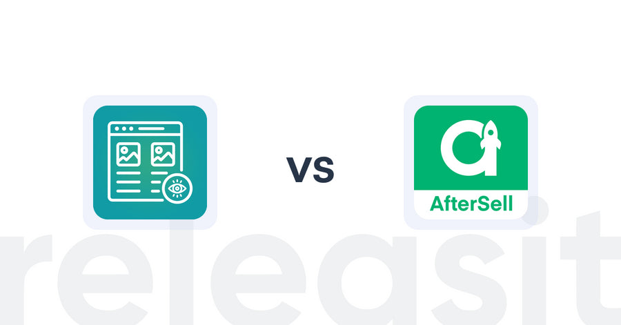 Shopify Upsell and Cross-Sell Apps: Qe Recently Viewed vs AfterSell Post Purchase Upsell