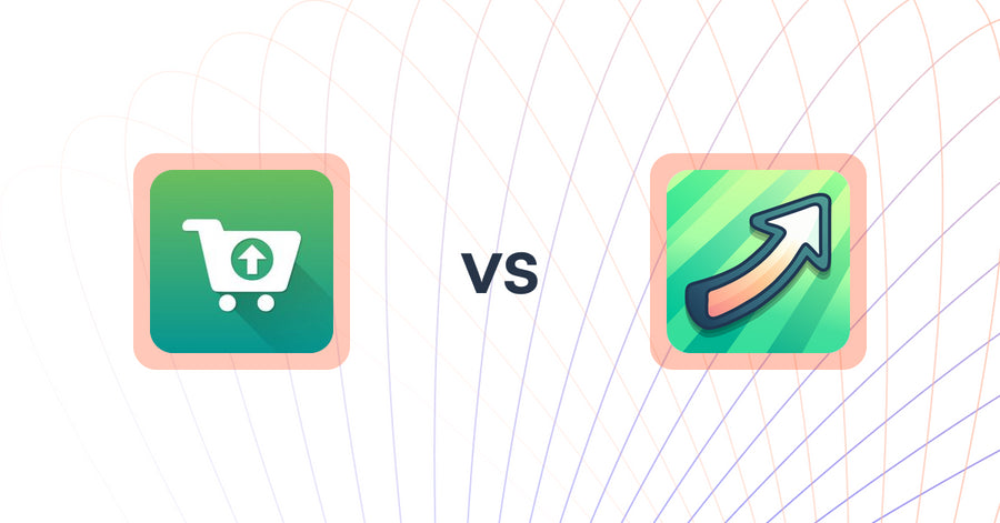 Shopify Upsell and Cross-sell Apps: Smart Suggest Pro by Essenify vs Post Purchase Upsell ‑ UF