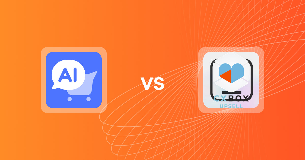 Shopify Upsell and Cross-sell Apps: AI Chatbot +GPT4 ‑ Wiseshoppal vs CXBOX