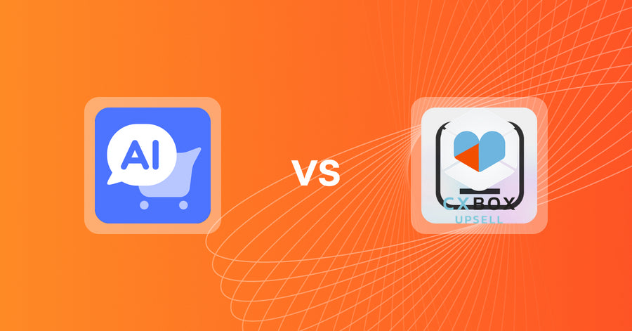 Shopify Upsell and Cross-sell Apps: AI Chatbot +GPT4 ‑ Wiseshoppal vs CXBOX