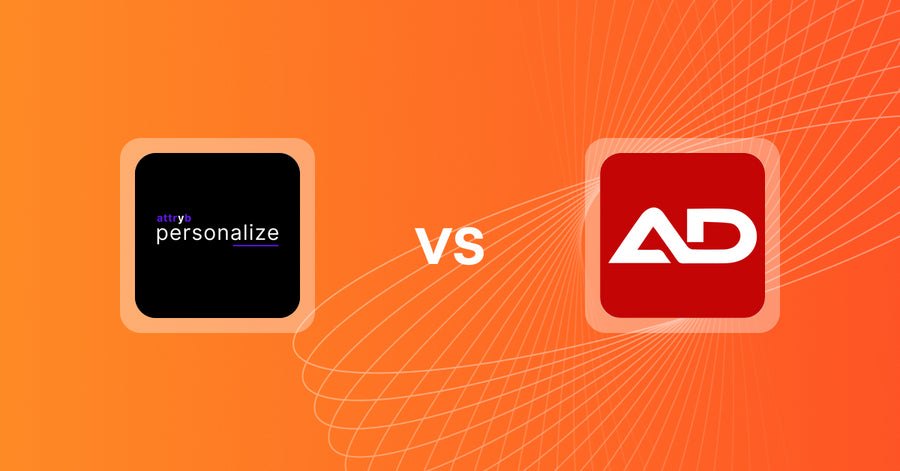 Shopify Upsell and Cross-Sell Apps: Attryb Personalize vs Product Bundle & Discount AOD