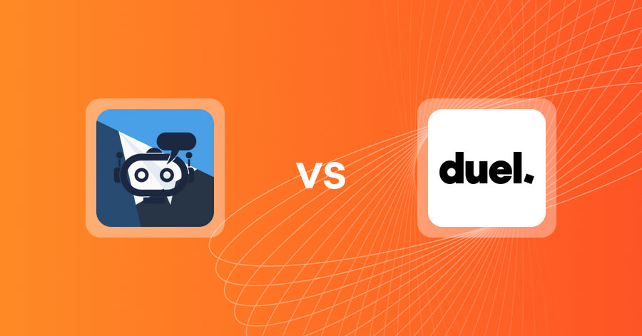 Shopify Upsell and Cross-sell Apps: RevoChat: AI Sales Chatbot vs. Duel | Referrals & Affiliates