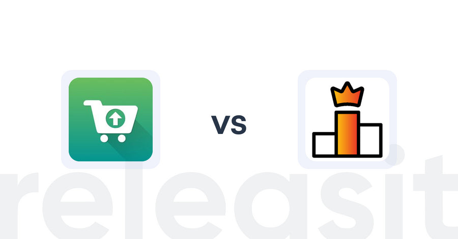 Shopify Upsell and Cross-sell Apps: Smart Suggest Pro by Essenify vs Rank King: Best Seller Ranking