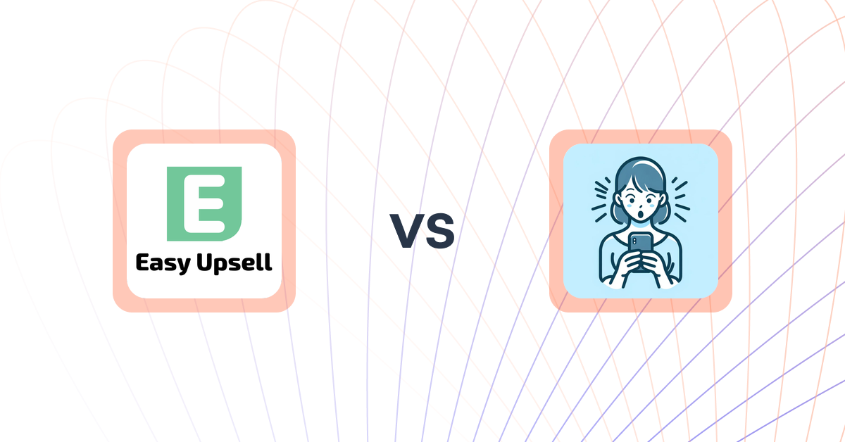 Shopify Upsell and Cross-sell Apps: Easy Upsell vs ラクラク診断ビルダー