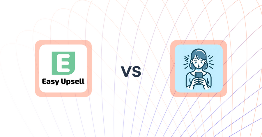 Shopify Upsell and Cross-sell Apps: Easy Upsell vs ラクラク診断ビルダー