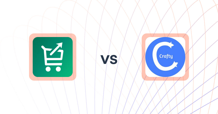 Shopify Upsell and Cross-sell Apps: Simply Cartbooster vs. Product Recommendations‑Crafty