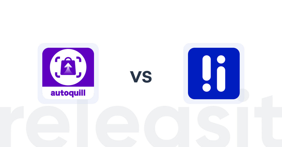 Shopify Upsell and Cross-sell Apps: AI agent Upsell ‑ autoquill vs PersonalizerAI Recommendations