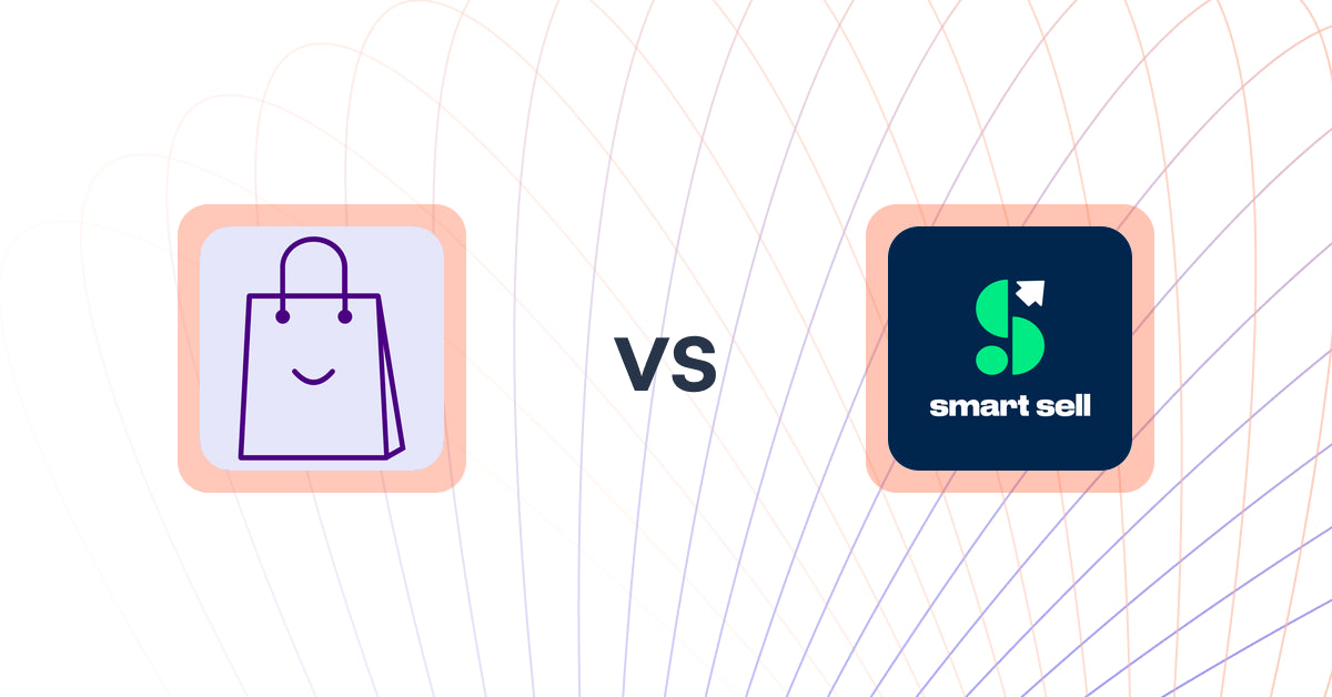 Shopify Upsell and Cross-sell Apps: Buy Again / Bought By You vs SmartSell: Upsell & Cross‑sell
