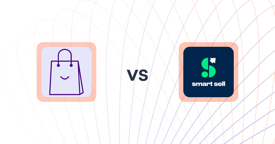 Shopify Upsell and Cross-sell Apps: Buy Again / Bought By You vs SmartSell: Upsell & Cross‑sell