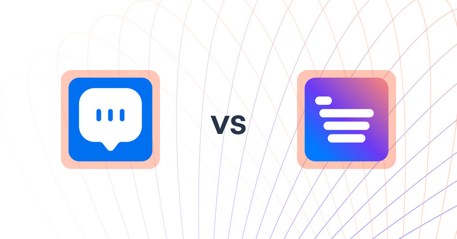 Shopify Upsell and Cross-sell Apps: Taggo: Chatbot AI & WhatsApp vs Uprate.AI: Sales Chatbot