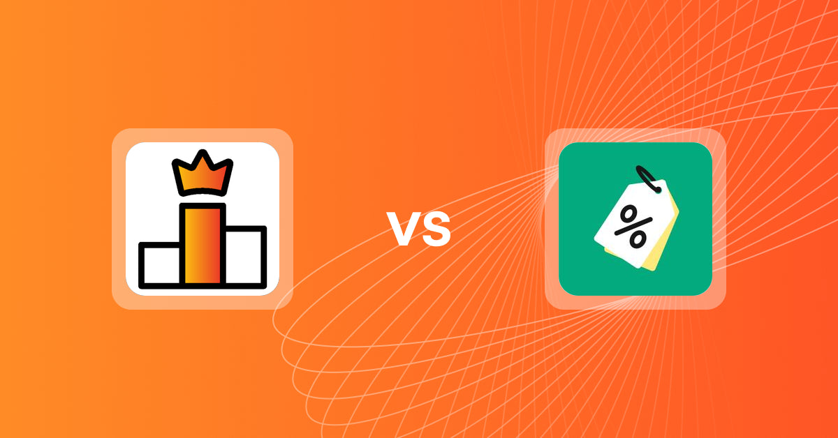 Shopify Upsell and Cross-sell Apps: Rank King: Best Seller Ranking vs Discounty: Bulk Discount Sales