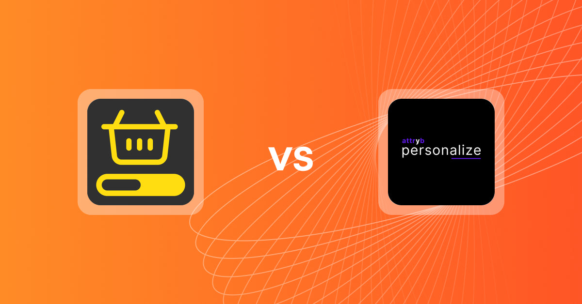 Shopify Upsell and Cross-Sell Apps: MVR Free Shipping Bar & Upsell vs Attryb Personalize