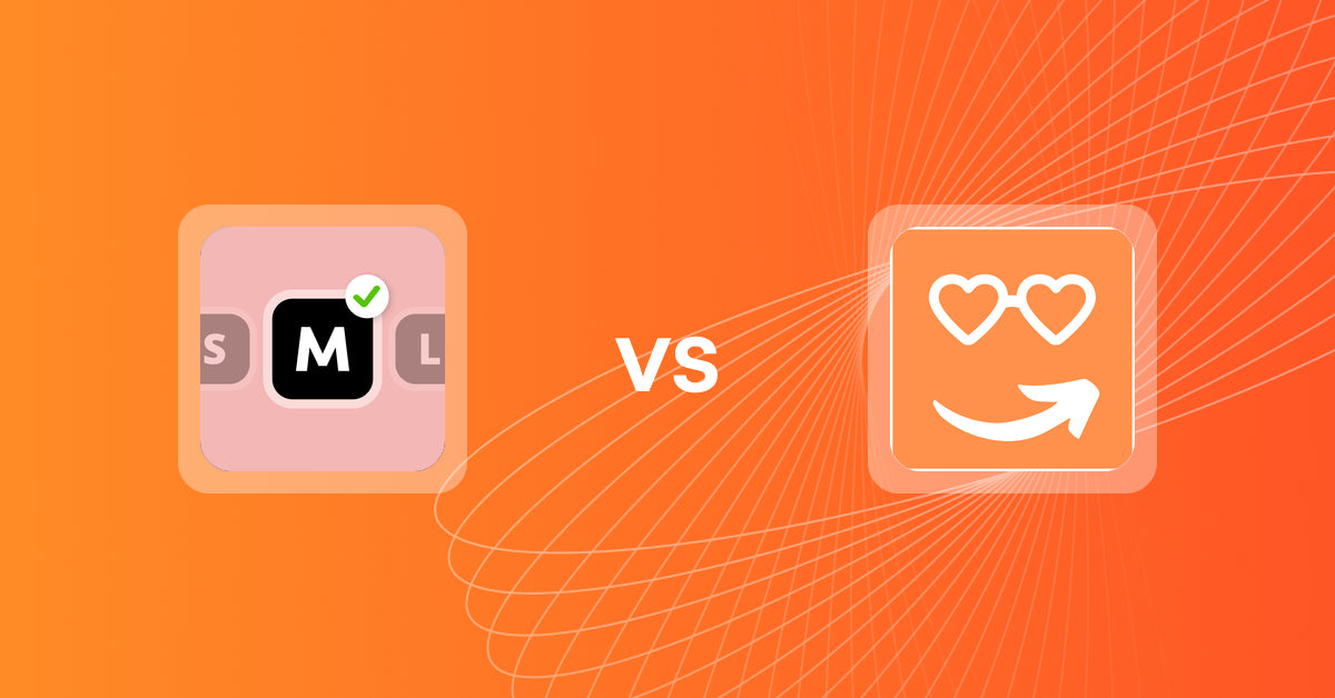 Shopify Upsell and Cross-Sell Apps: Fit Quiz: Size Recommendation vs BNB Amazon Buy Now Button+More