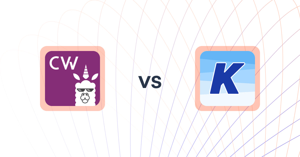 Shopify Upsell and Cross-Sell Apps: Checkout Wiz: Checkout Blocks vs K: Cross Sell Related Products