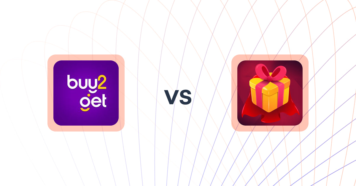 Shopify Upsell and Cross-sell Apps: Buy2Get | Buy X Get Y & BOGO vs Super: Gift Wrap, Gift Message