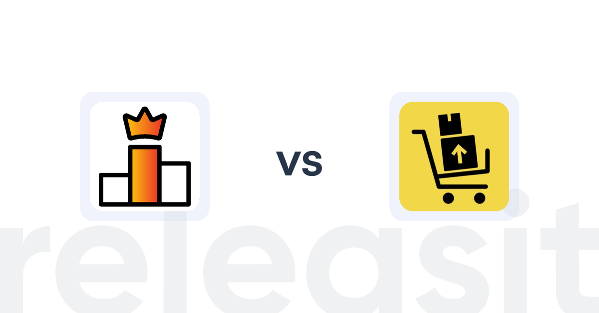 Shopify Upsell and Cross-Sell Apps: Rank King: Best Seller Ranking vs. UpsellFly:Checkout Upsells